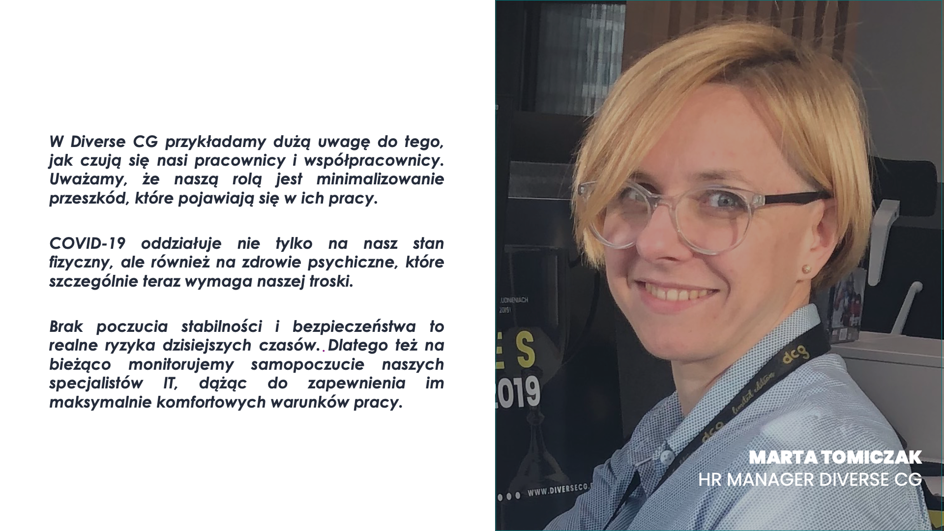 Marta Tomiczak - HR Manager